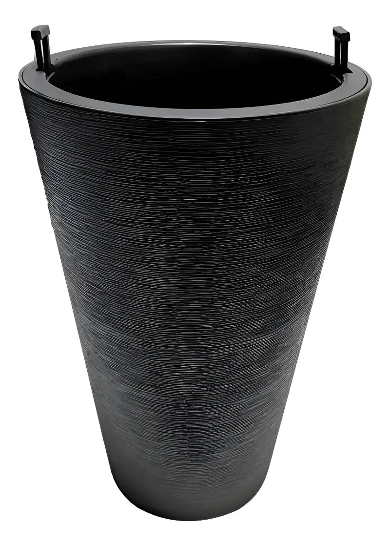 MACETERO CONICO DE PLASTICO 46CM PARA PLANTAS - 2