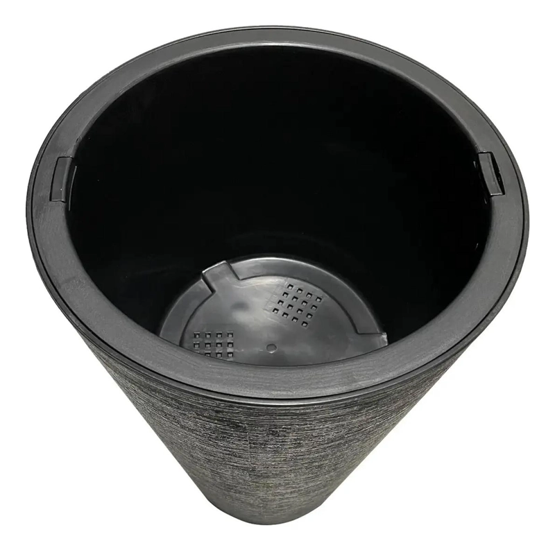 MACETERO CONICO DE PLASTICO 46CM PARA PLANTAS - 5