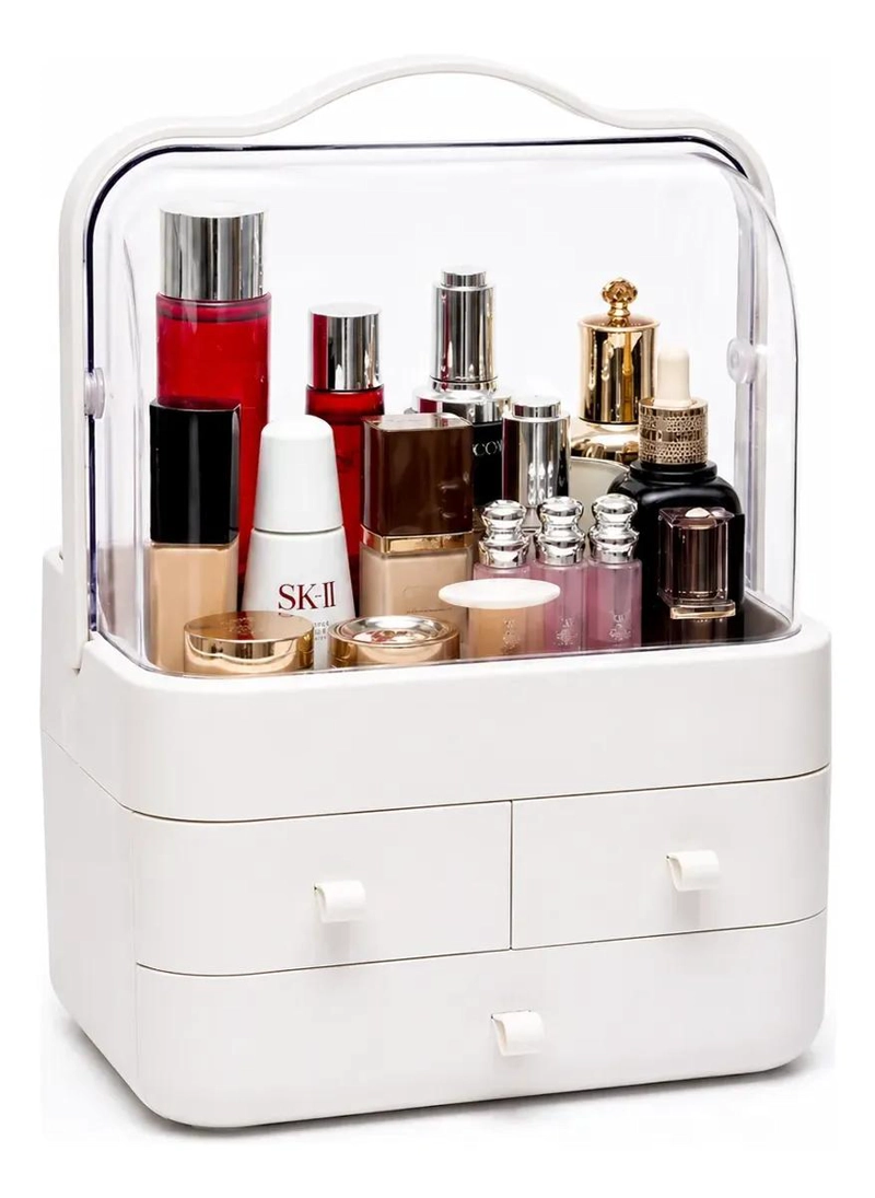 ORGANIZADOR COSME TICO IMPERMEABLE Y ANTIPOLVO PARA BELLEZA - 1