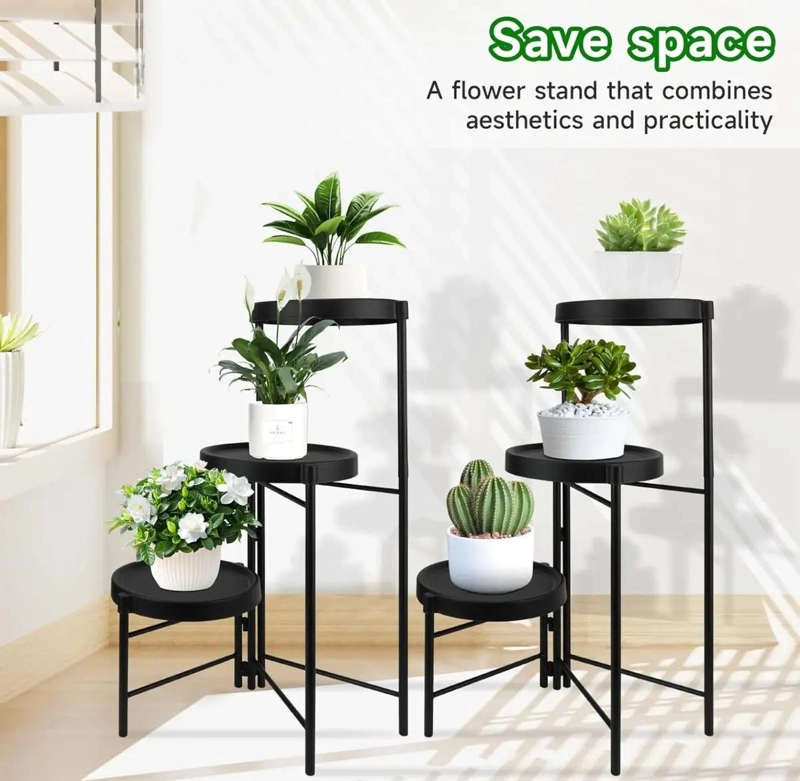 SOPORTE ORGANIZADOR DE PLANTAS DESMONTABLE DE METAL - 7