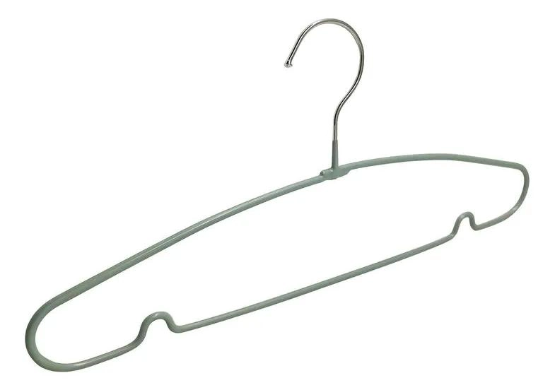 SET DE 10 COLGADORES METALICOS RESISTENTES PARA ROPA - 2