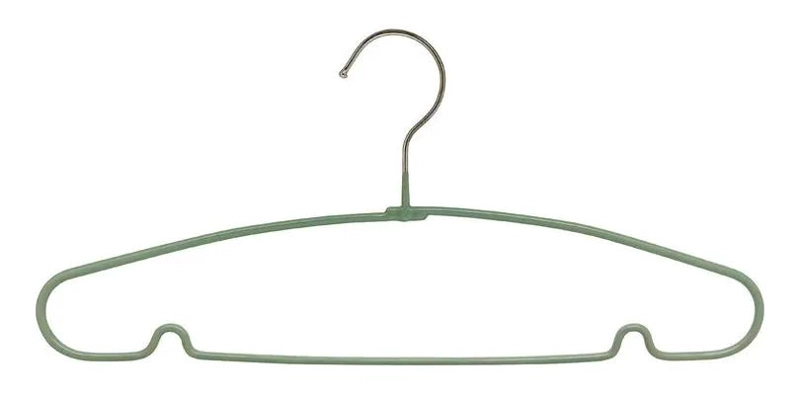 SET DE 10 COLGADORES METALICOS RESISTENTES PARA ROPA - 3