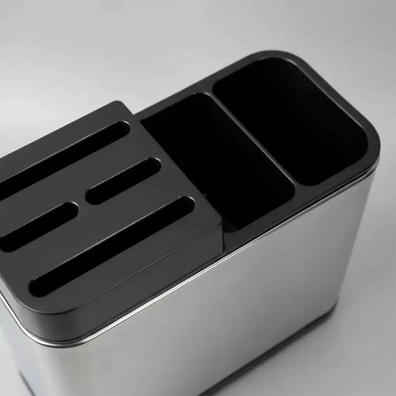 ORGANIZADOR DE CUBIERTOS ESCURRIDOR DE ACERO INOXIDABLE - 5