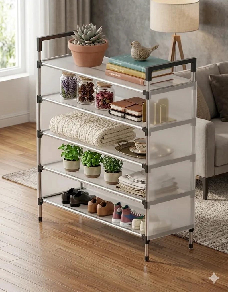 ORGANIZADOR DE ZAPATOS 5 NIVELES PARA 12 PARES - 4