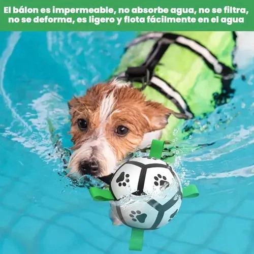 PELOTA INTERACTIVA PARA PERROS DE POLIURETANO 15CM - 3