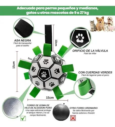 PELOTA INTERACTIVA PARA PERROS DE POLIURETANO 15CM - 4