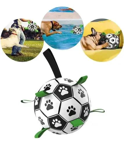PELOTA INTERACTIVA PARA PERROS DE POLIURETANO 15CM - 6