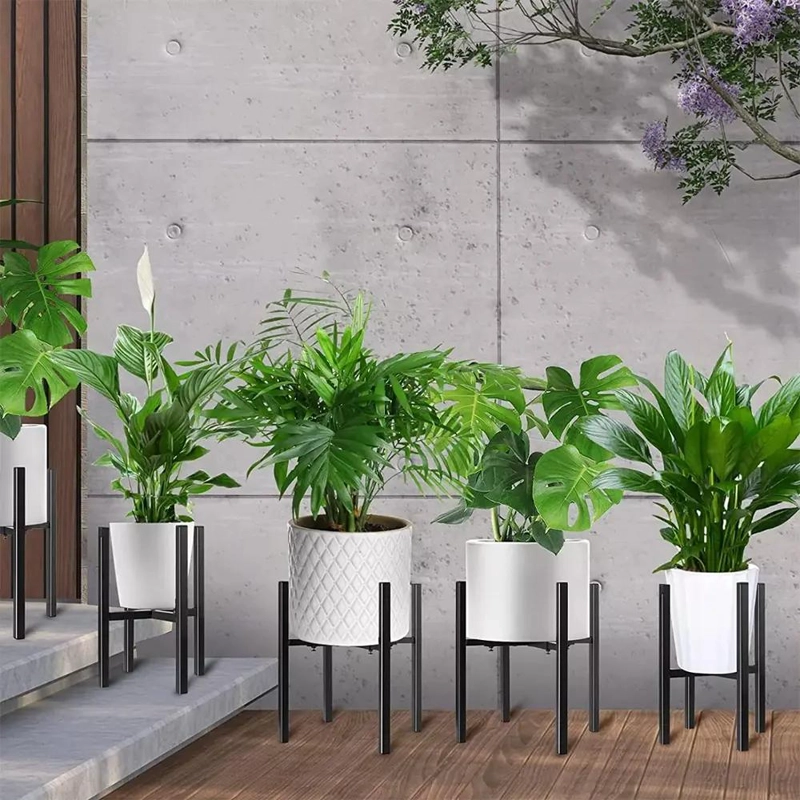 ORGANIZADOR PEDESTAL DESMONTABLE PARA MACETAS DE METAL - 6