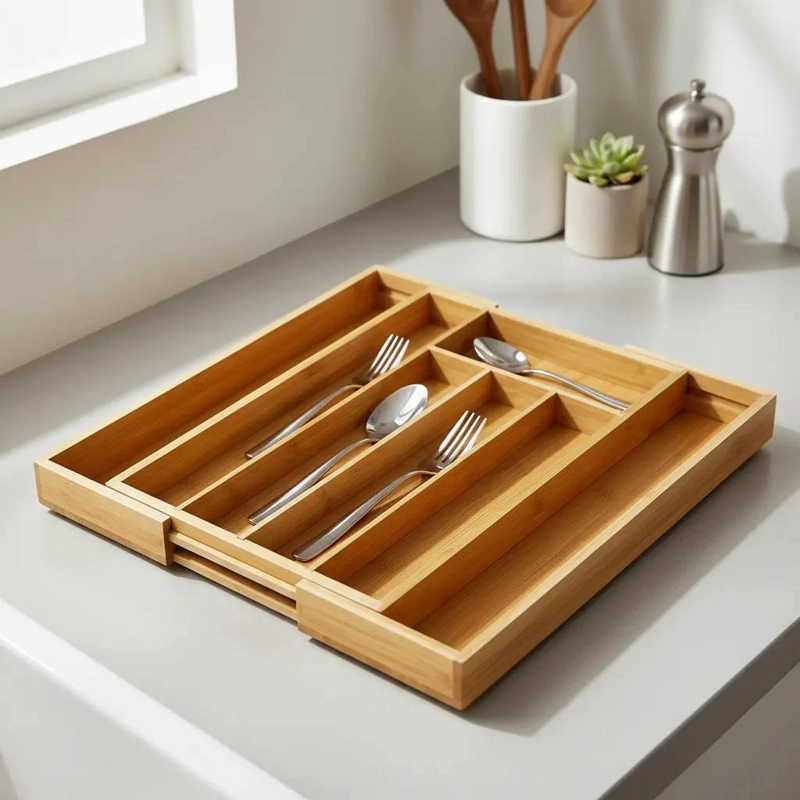 PRACTICO ORGANIZADOR PARA CUBIERTOS DE COCINA - 10