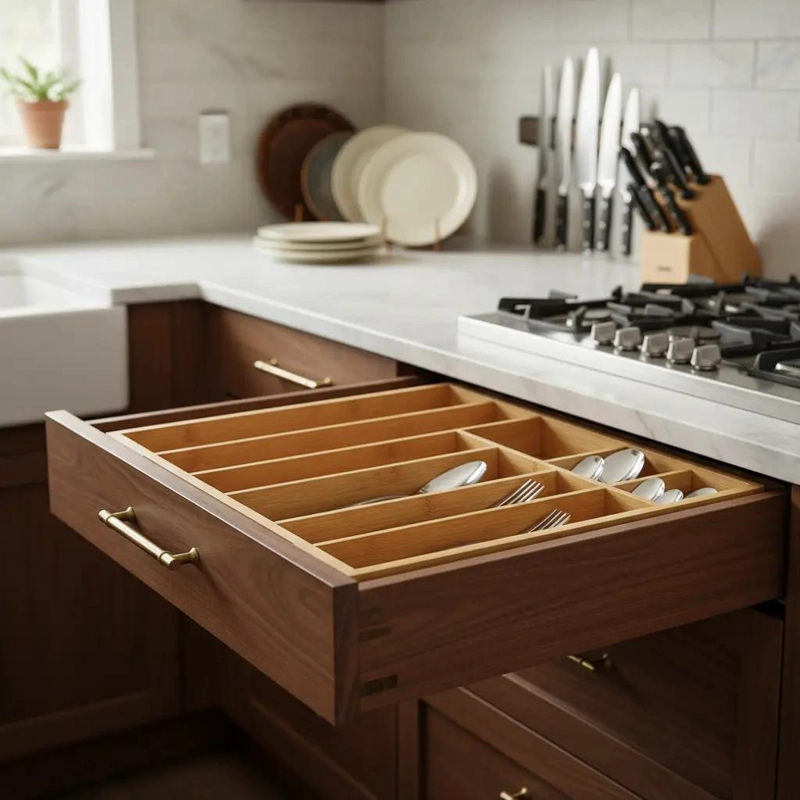 PRACTICO ORGANIZADOR PARA CUBIERTOS DE COCINA - 2