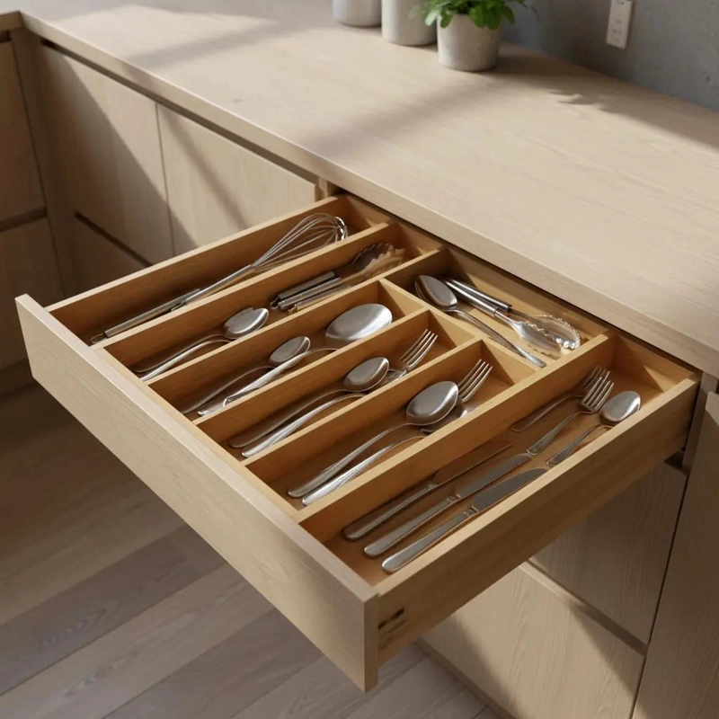 PRACTICO ORGANIZADOR PARA CUBIERTOS DE COCINA - 5