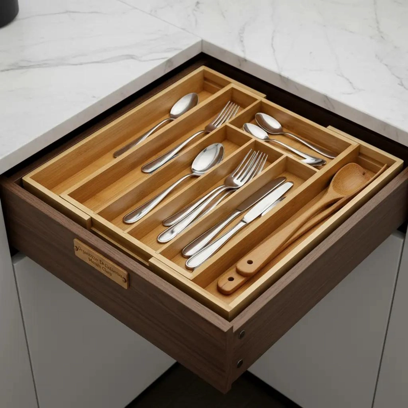 PRACTICO ORGANIZADOR PARA CUBIERTOS DE COCINA - 6
