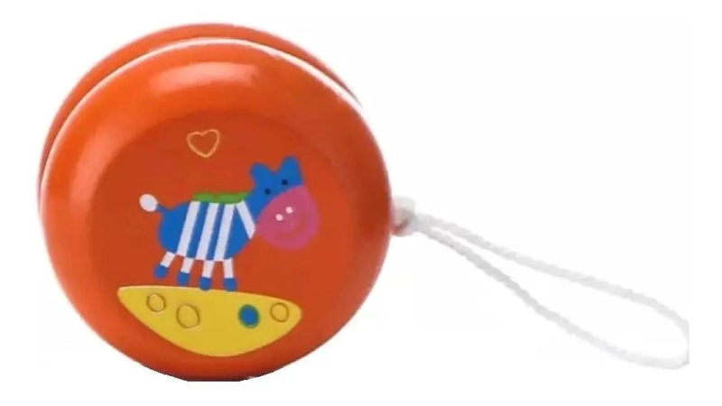 YOYO DE MADERA PARA NIÑOS, PACK DE 12 JUGUETES CLASICOS - 5