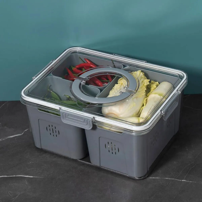 CONTENEDOR ACRILICO ORGANIZADOR DE ALIMENTOS PARA COCINA - 1