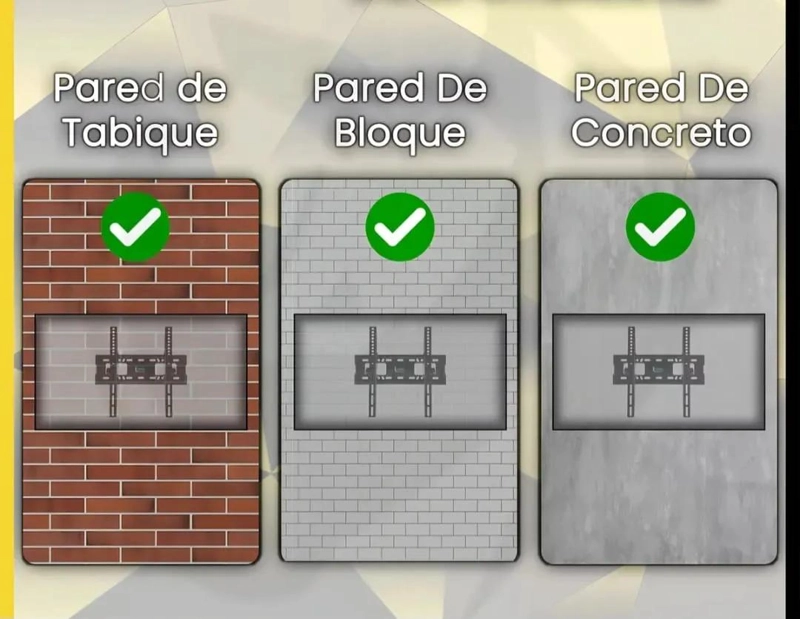 SOPORTE FIJO INCLINADO PARA TV DE 32 A 65 PULGADAS - 4