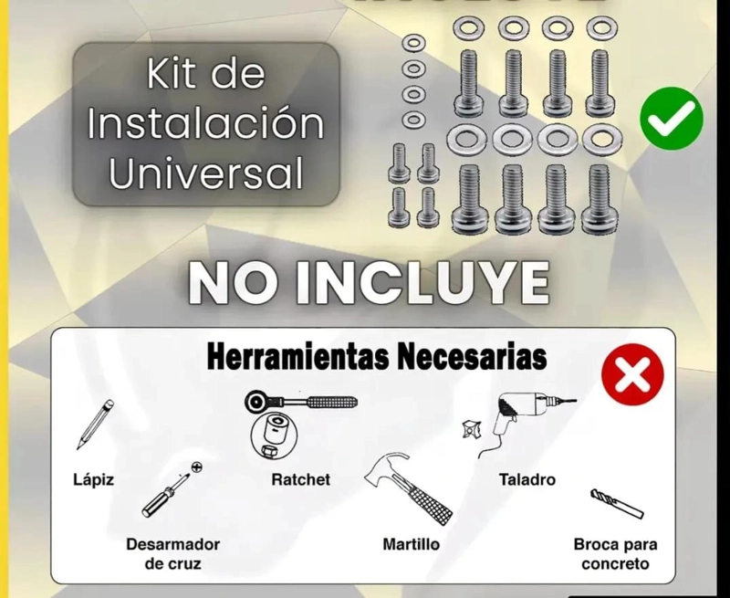 SOPORTE FIJO INCLINADO PARA TV DE 32 A 65 PULGADAS - 7