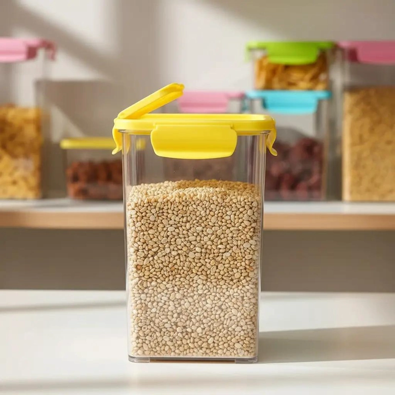 SET DE 6 CONTENEDORES HERME TICOS PARA ALIMENTOS - 7