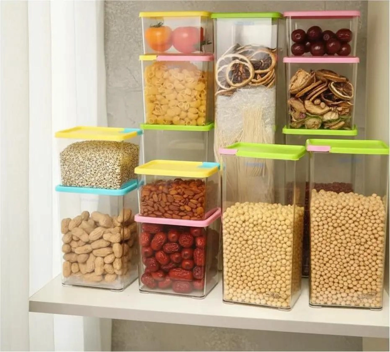 SET DE 6 CONTENEDORES HERME TICOS PARA ALIMENTOS - 8