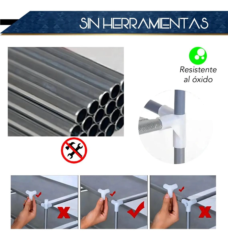 ZAPATERA ORGANIZADOR DE 9 NIVELES PARA 27 PARES DE ZAPATOS - 5
