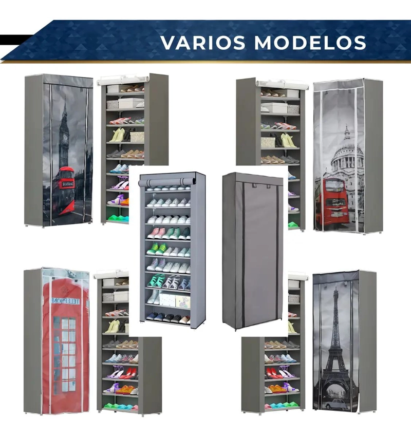 ZAPATERA ORGANIZADOR DE 9 NIVELES PARA 27 PARES DE ZAPATOS - 6