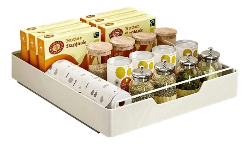 ORGANIZADOR DE COCINA EXTRAIBLE CON BANDEJA DESPLEGABLE - 1