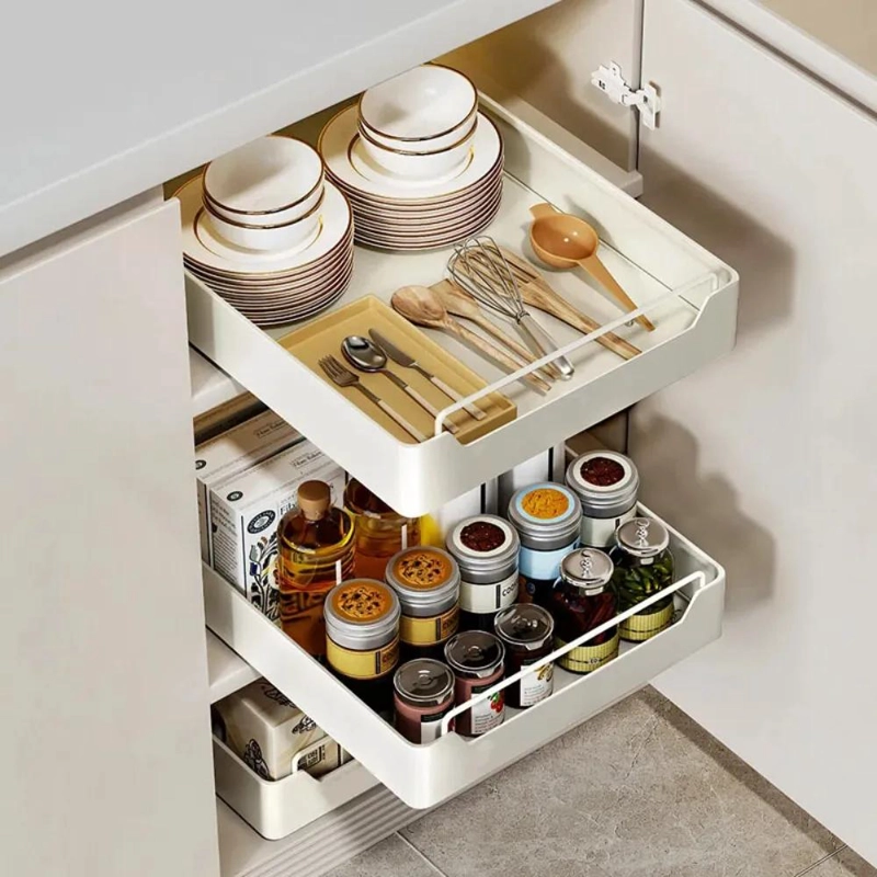 ORGANIZADOR DE COCINA EXTRAIBLE CON BANDEJA DESPLEGABLE - 5