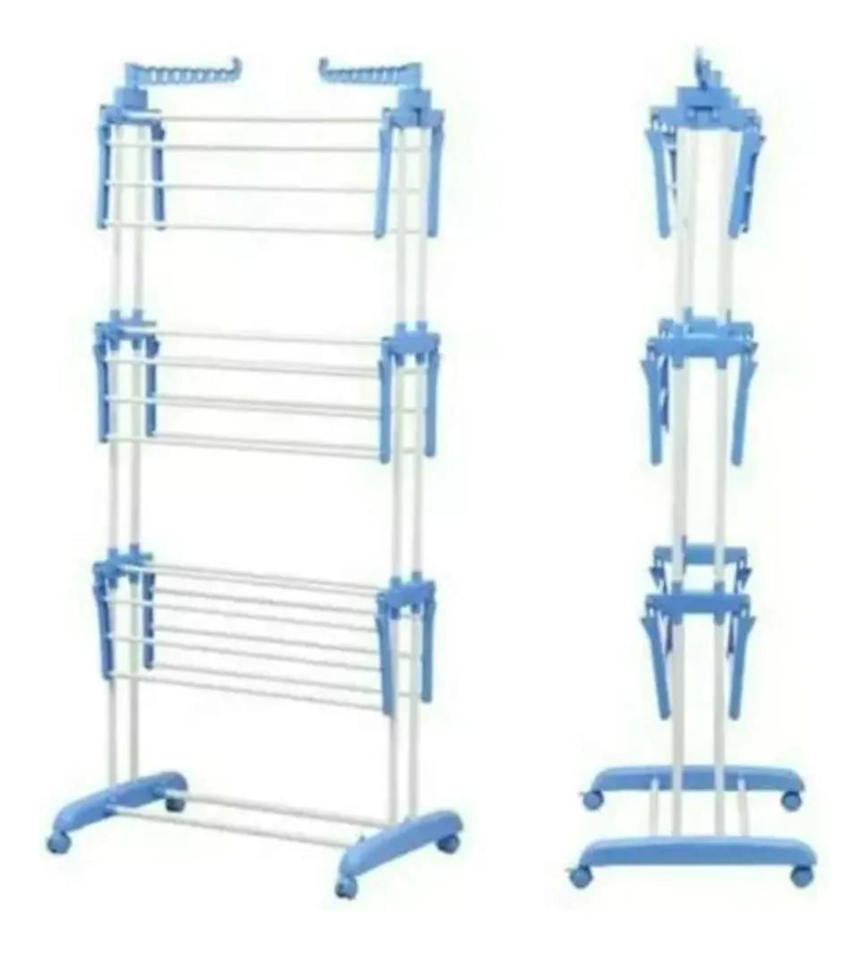 TENDEDERO ORGANIZADOR COLGADOR PLEGABLE PARA ROPA - 1