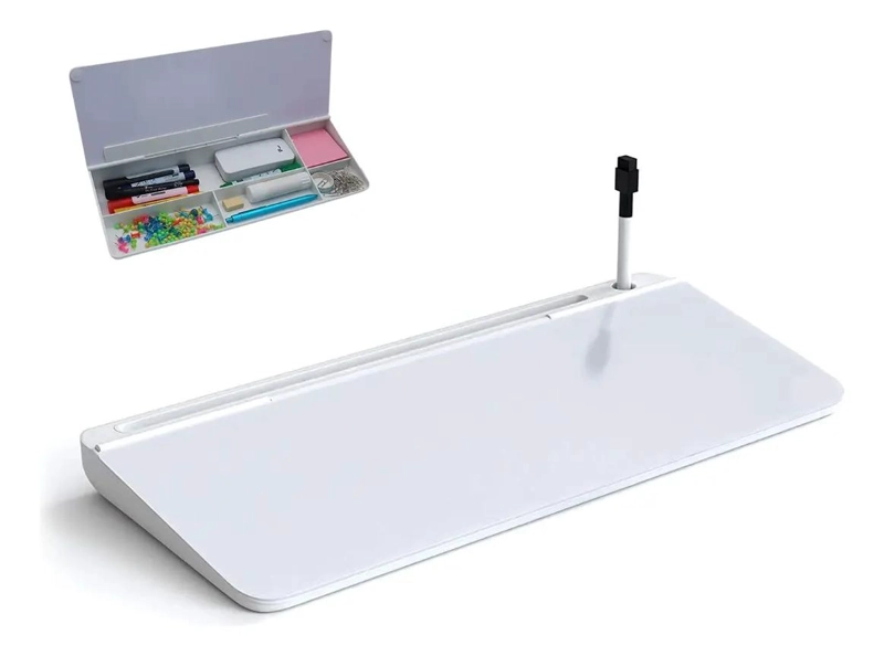 ORGANIZADOR DE ESCRITORIO CON PIZARRA BORRABLE Y CAJON 35X15 CM - 2