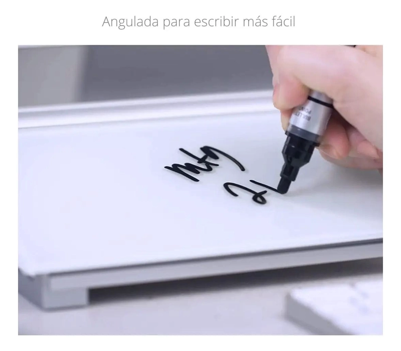ORGANIZADOR DE ESCRITORIO CON PIZARRA BORRABLE Y CAJON 35X15 CM - 9