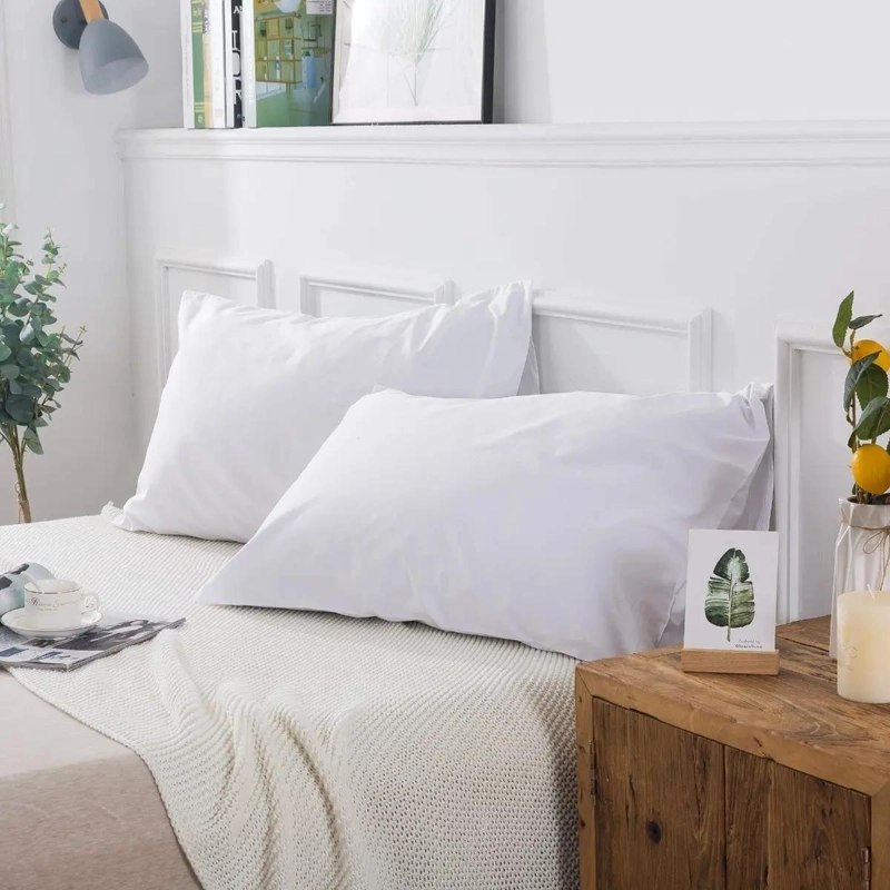 FUNDA DE ALMOHADA RECTANGULAR 2 PIEZAS PARA DECORACION Y COMODIDAD - 7