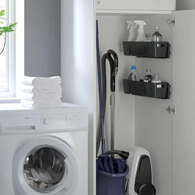 ORGANIZADOR DESLIZANTE PARA COCINA 50X15X12 CM EN GRIS OSCURO - 2