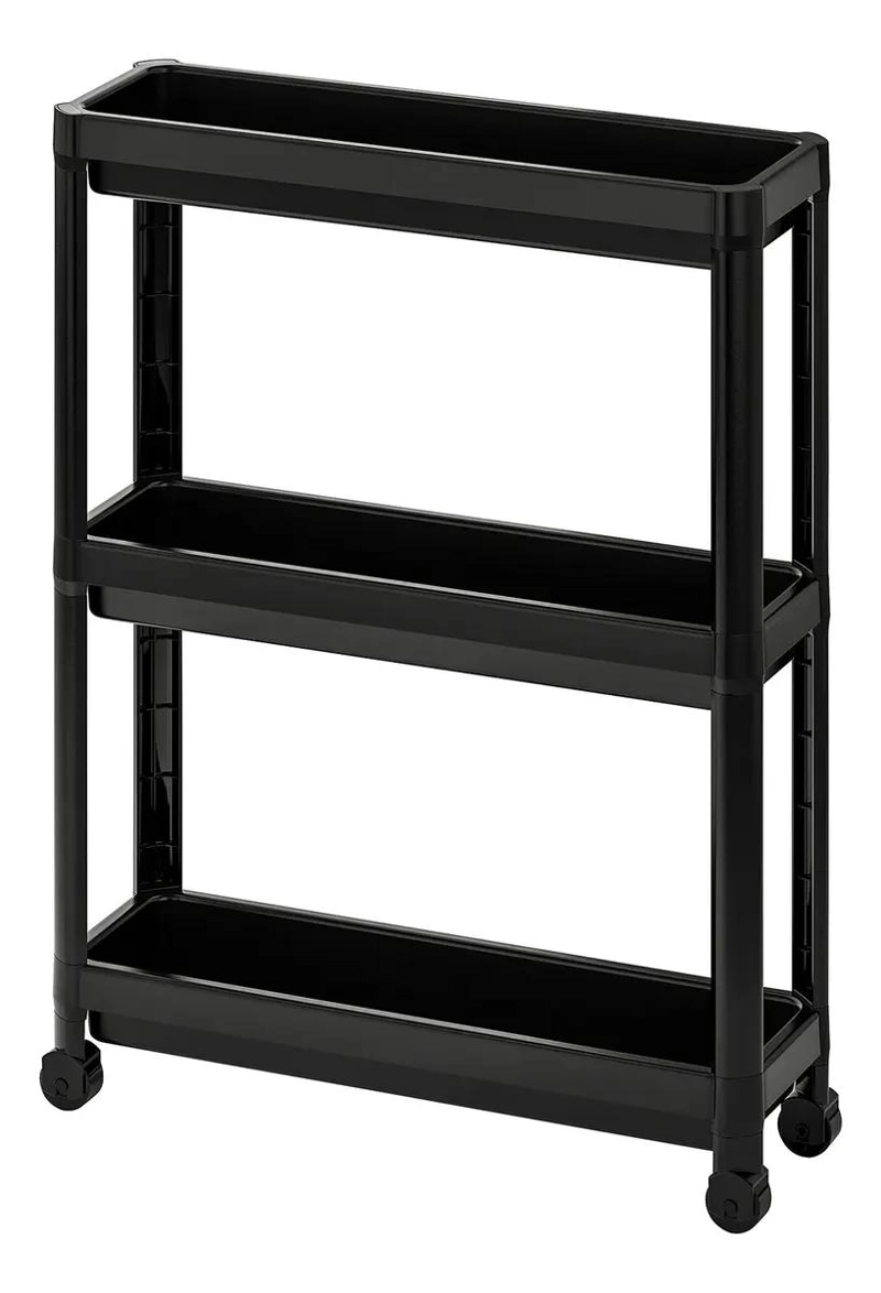 CARRO ORGANIZADOR DE BAÑO CON RUEDAS Y DISEÑO COMPACTO - 1