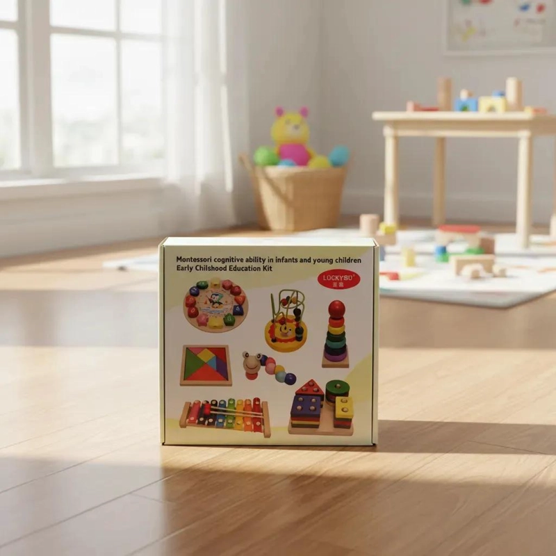 JUEGO DIDACTICO SENSORIAL 7 PIEZAS PARA BEBE S ESTIMULACION TEMPRANA - 1