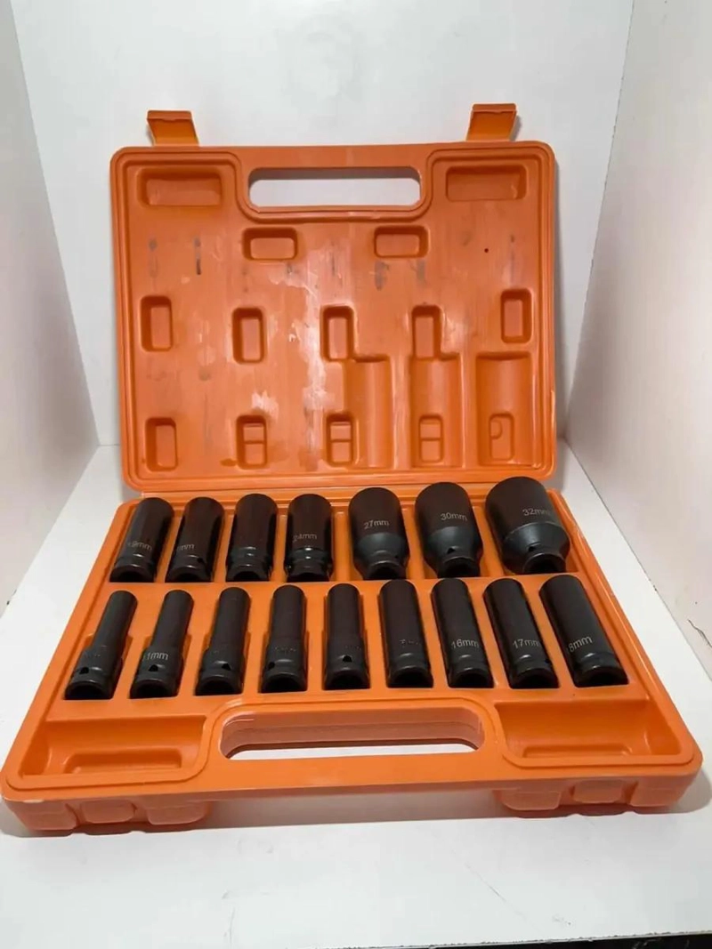 KIT DE DADOS DE IMPACTO DE 16 PIEZAS DE 10 A 32 MM - 1