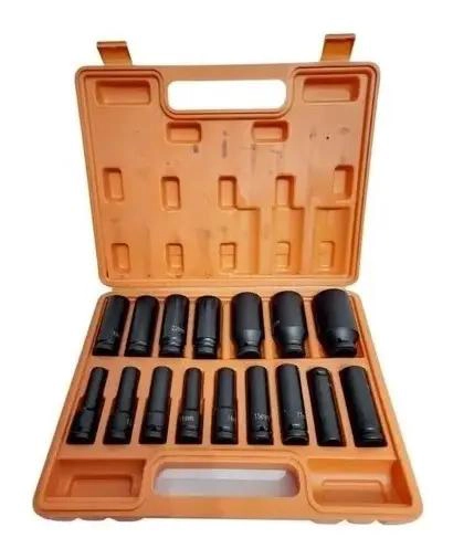 KIT DE DADOS DE IMPACTO DE 16 PIEZAS DE 10 A 32 MM - 2