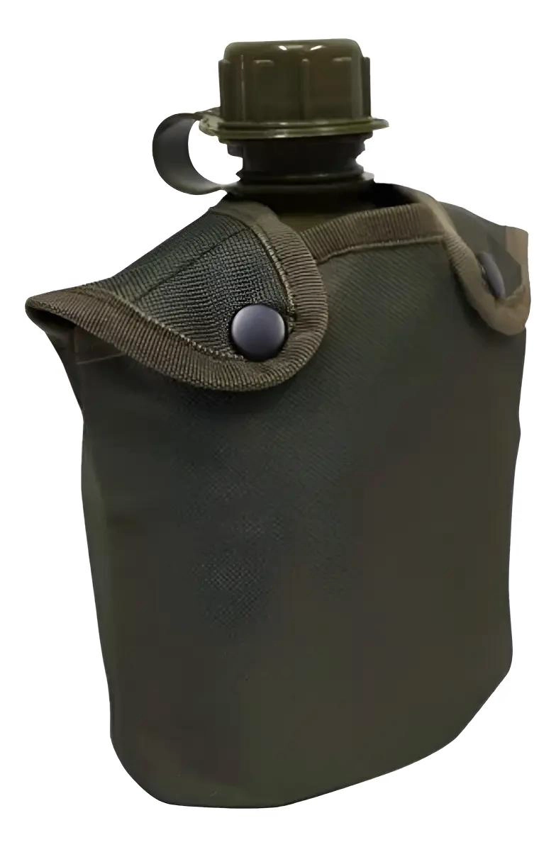 CANTIMPLORA DE 1 LITRO CON FUNDA Y TAZA DE ALUMINIO - 1