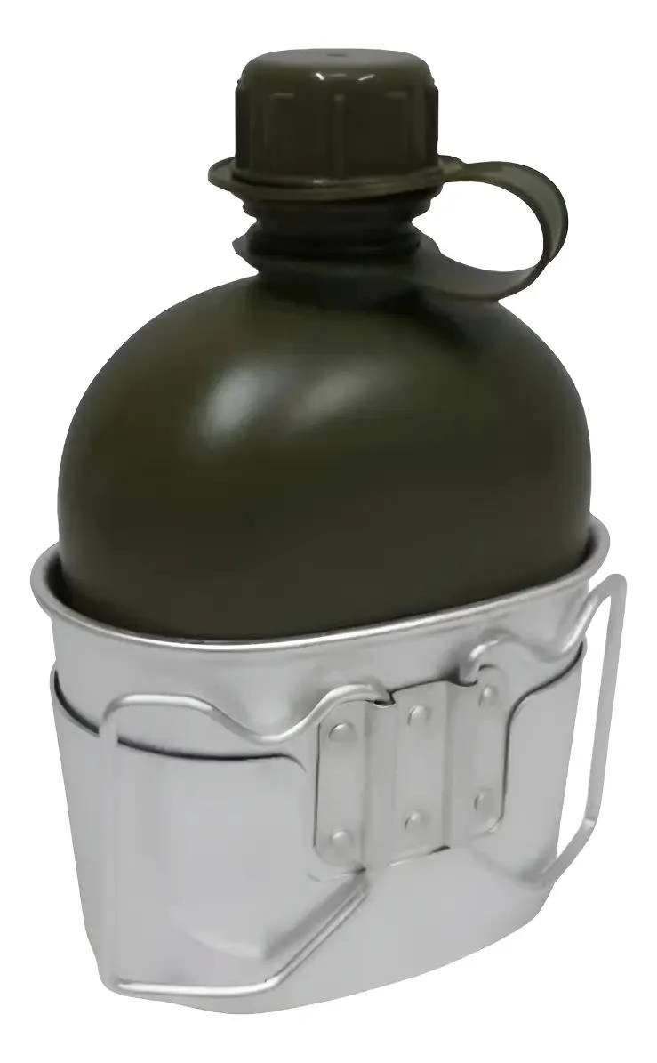 CANTIMPLORA DE 1 LITRO CON FUNDA Y TAZA DE ALUMINIO - 3
