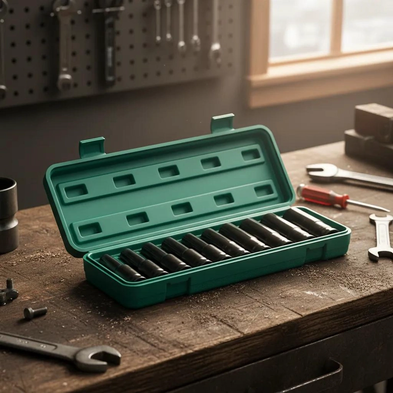SET DE 10 DADOS DE IMPACTO 1/2 ACERO AL CARBON - 5