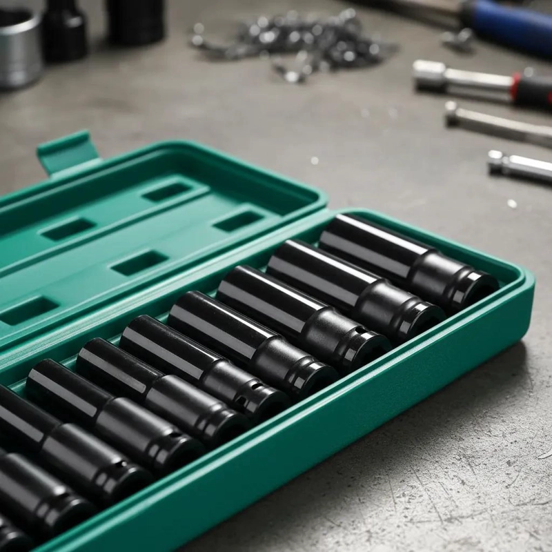 SET DE 10 DADOS DE IMPACTO 1/2 ACERO AL CARBON - 6