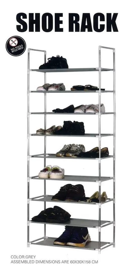 ZAPATERO ORGANIZADOR PARA 27 PARES CON 9 NIVELES DE METAL - 3