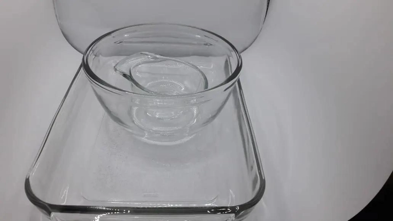 SET DE VIDRIO 3 PIEZAS PARA POSTRES Y COCINA - 6