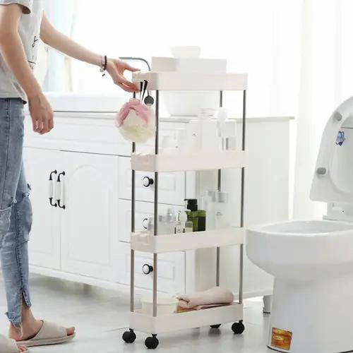 CARRITO ORGANIZADOR 4 NIVELES DELGADO PARA COCINA Y BAÑO - 1