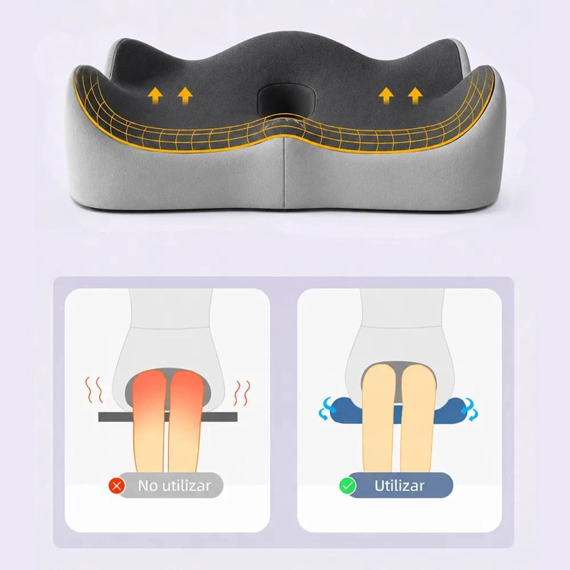 COJIN LUMBAR Y ASIENTO ERGONOMICO PARA SILLAS Y AUTOS - 2