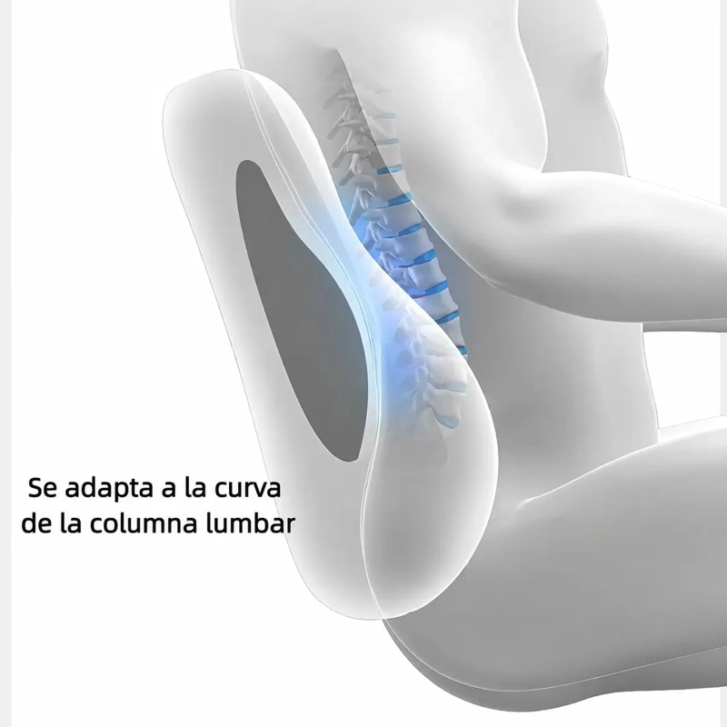 COJIN LUMBAR Y ASIENTO ERGONOMICO PARA SILLAS Y AUTOS - 4