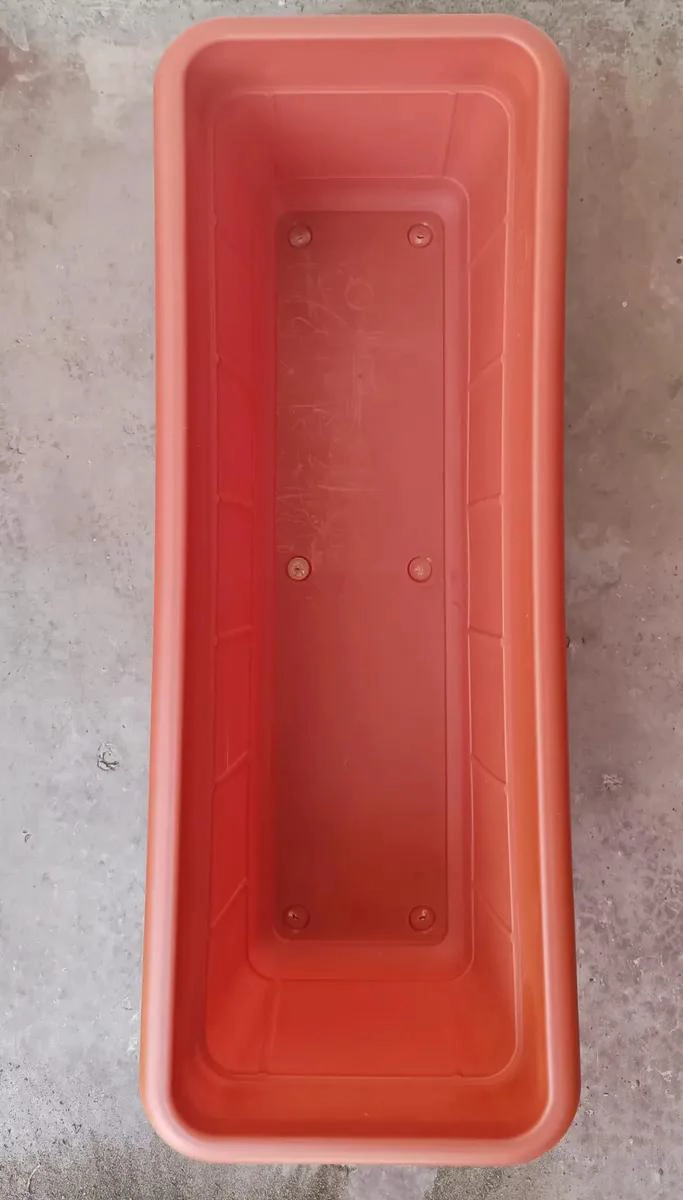 PACK DE 5 MACETEROS RECTANGULARES DE PLASTICO PARA JARDIN - 8