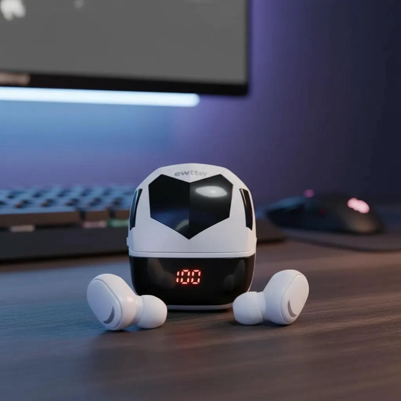 AUDIFONOS BLUETOOTH TWS IMPERMEABLES CON LUZ LED PARA GAMING - 2
