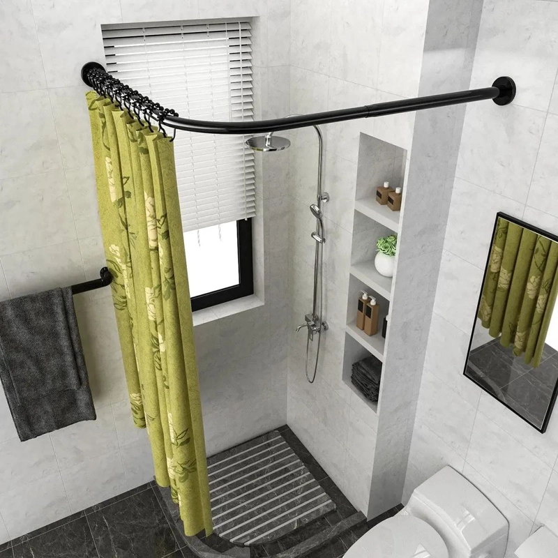 BARRA EXTENSIBLE PARA CORTINA DE DUCHA 60-95 CM ACERO INOXIDABLE - 7