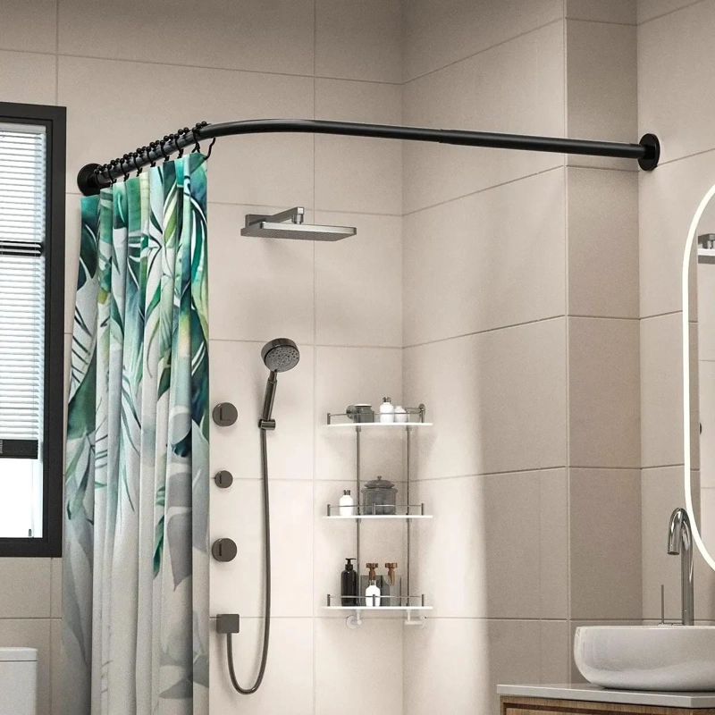 BARRA EXTENSIBLE PARA CORTINA DE DUCHA 60-95 CM ACERO INOXIDABLE - 9