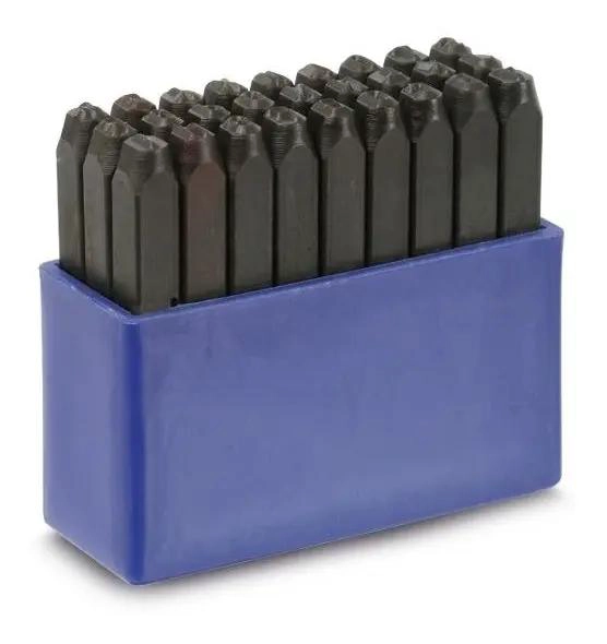 JUEGO DE LETRAS DE GOLPE 5 MM EN CAJA PLASTICA - 2