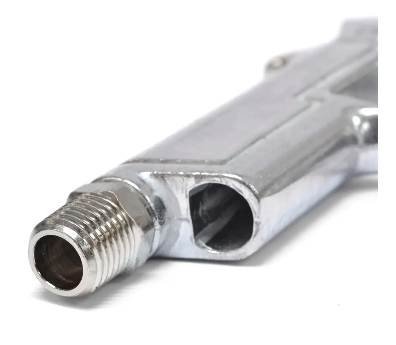 PISTOLA SOPLETEADORA NEUMATICA ANGULADA 16 MM PARA TRABAJO - 1